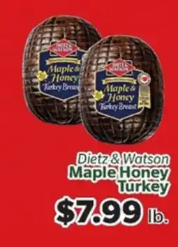 Living Fresh Market Dietz & Watson Maple Honey Turkey offer
