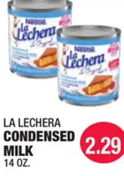 Carnicerias Jimenez LA LECHERA CONDENSED MILK offer