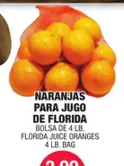 Carnicerias Jimenez NARANJAS PARA JUGO DE FLORIDA offer