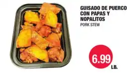 Carnicerias Jimenez GUISADO DE PUERCO CON PAPAS Y NOPALITOS offer