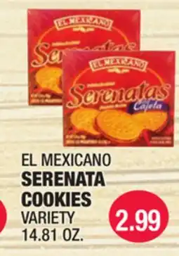 Carnicerias Jimenez EL MEXICANO SERENATA COOKIES offer