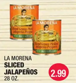 Carnicerias Jimenez LA MORENA SLICED JALAPEÑOS offer