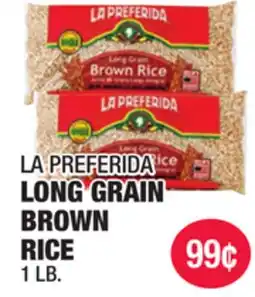Carnicerias Jimenez LA PREFERIDA LONG GRAIN BROWN RICE offer