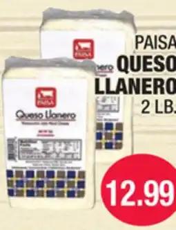Carnicerias Jimenez PAISA QUESO LLANERO offer