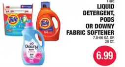 Carnicerias Jimenez TIDE LIQUID DETERGENT, PODS OR DOWNY FABRIC SOFTENER offer