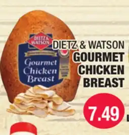 Carnicerias Jimenez DIETZ & WATSON GOURMET CHICKEN BREAST offer