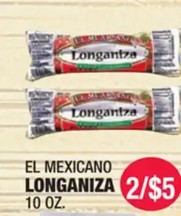 Carnicerias Jimenez EL MEXICANO LONGANIZA offer