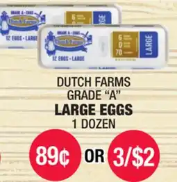 Carnicerias Jimenez DUTCH FARMS GRADE A LARGE EGGS offer