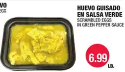 Carnicerias Jimenez SCRAMBLED EGGS IN GREEN PEPPER SAUCE offer