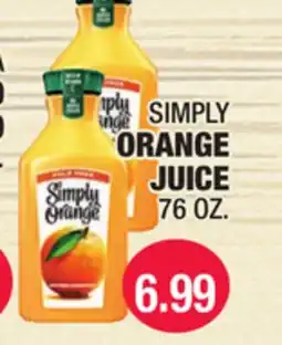 Carnicerias Jimenez SIMPLY ORANGE JUICE offer