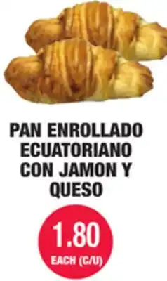 Carnicerias Jimenez PAN ENROLLADO ECUATORIANO CON JAMON Y QUESO offer