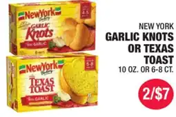 Carnicerias Jimenez NEW YORK GARLIC KNOTS OR TEXAS TOAST offer