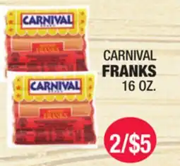 Carnicerias Jimenez CARNIVAL FRANKS offer