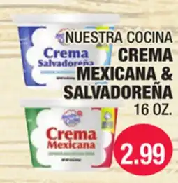 Carnicerias Jimenez CREMA MEXICANA & SALVADOREÑA offer