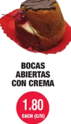 Carnicerias Jimenez BOCAS ABIERTAS CON CREMA offer