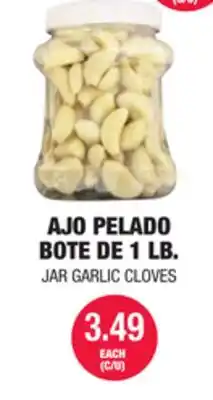 Carnicerias Jimenez AJO PELADO BOTE DE 1 LB offer