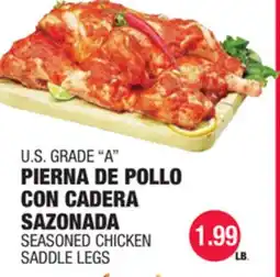 Carnicerias Jimenez U.S. GRADE A PIERNA DE POLLO CON CADERA SAZONADA offer