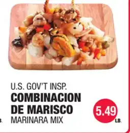 Carnicerias Jimenez U.S. GOV'T INSP. COMBINACION DE MARISCO offer
