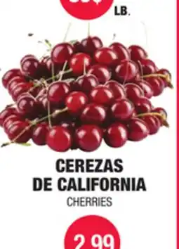 Carnicerias Jimenez CEREZAS DE CALIFORNIA offer
