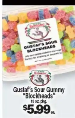 Angelo Caputo's Fresh Market Gustaf's Sour Gummy Blockheads offer