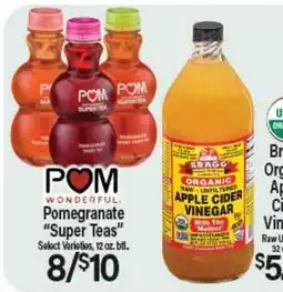 Angelo Caputo's Fresh Market POM WONDERFUL Pomegranate Super Teas offer