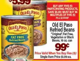 Angelo Caputo's Fresh Market Old El Paso Refried Beans offer