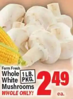 Angelo Caputo's Fresh Market Farm Fresh Whole White Mushrooms offer