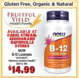 Angelo Caputo's Fresh Market NOW B-12 Lozenges offer
