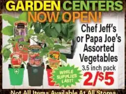 Angelo Caputo's Fresh Market Chef Jeff's or Papa Joe's Assorted Vegetables offer