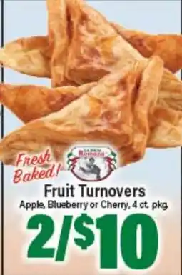 Angelo Caputo's Fresh Market Fruit Turnovers offer