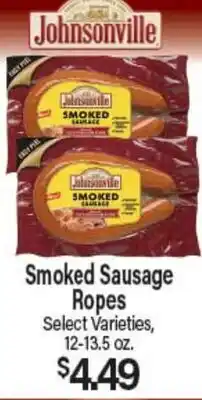 Angelo Caputo's Fresh Market Smoked Sausage Ropes offer