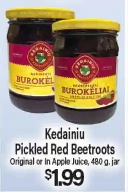 Angelo Caputo's Fresh Market Kedainiu Pickled Red Beetroots offer