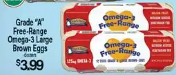 Angelo Caputo's Fresh Market Grade A Free-Range Omega-3 Large Brown Eggs offer