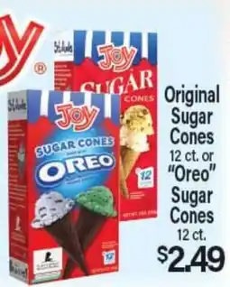 Angelo Caputo's Fresh Market Original Sugar Cones or Oreo Sugar Cones offer