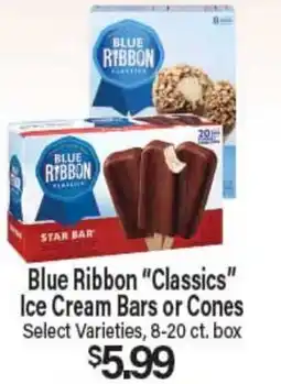 Angelo Caputo's Fresh Market Blue Ribbon Classics Ice Cream Bars or Cones offer