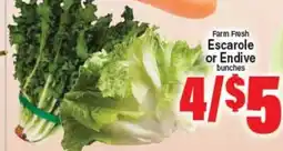 Angelo Caputo's Fresh Market Farm Fresh Escarole or Endive bunches offer
