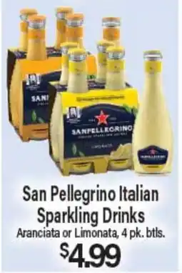 Angelo Caputo's Fresh Market San Pellegrino Italian Sparkling Drinks offer