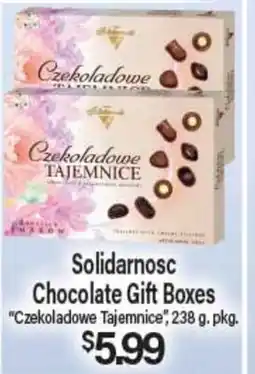 Angelo Caputo's Fresh Market Solidarnosc Chocolate Gift Boxes offer
