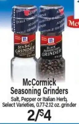 Angelo Caputo's Fresh Market McCormick Seasoning Grinders offer