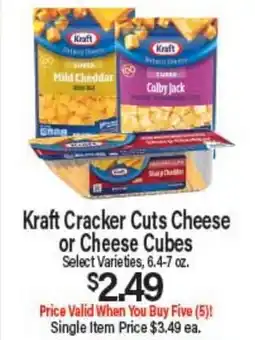 Angelo Caputo's Fresh Market Kraft Cracker Cuts Cheese or Cheese Cubes offer