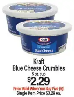 Angelo Caputo's Fresh Market Kraft Blue Cheese Crumbles offer