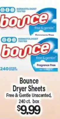 Angelo Caputo's Fresh Market Bounce Dryer Sheets offer