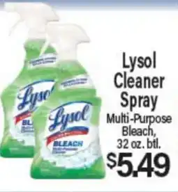 Angelo Caputo's Fresh Market Lysol Cleaner Spray offer