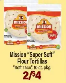 Angelo Caputo's Fresh Market Mission Super Soft Flour Tortillas offer