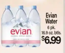 Angelo Caputo's Fresh Market Evian Water offer