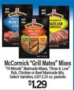 Angelo Caputo's Fresh Market McCormick Grill Mates Mixes offer