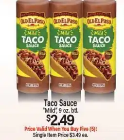 Angelo Caputo's Fresh Market Taco Sauce offer