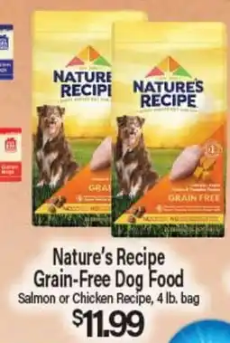 Angelo Caputo's Fresh Market Nature's Recipe Grain-Free Dog Food offer