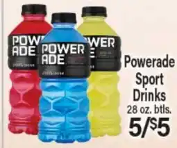 Angelo Caputo's Fresh Market Powerade Sport Drinks offer