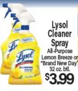 Angelo Caputo's Fresh Market Lysol Cleaner Spray offer